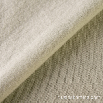 Ткань махровая ткань 100% хлопок, окрашенная однотонная флисовая ткань